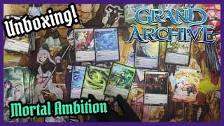 Abrimos Segunda caja de Grand Archive TCG [Mortal Ambition] 1st Edtion Box