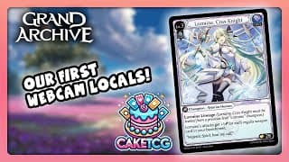 Can a New Player Survive A Grand Archive Webcam Locals? (Fire Crux Lorraine Locals Recap Vlog)