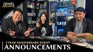 Worlds 2025 Announcements | Grand Archive TCG 2 Year Anniversary Celebration Stream