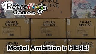 Grand Archive TCG - Mortal Ambition Booster Case Opening (But One Box At A Time)