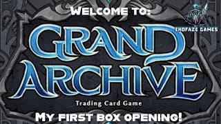 Welcome to Grand Archive TCG! My First Box Opening EndFaze Games | Outer Realms