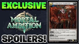 *EXCLUSIVE* Mortal Ambition Spoilers! | Grand Archive TCG