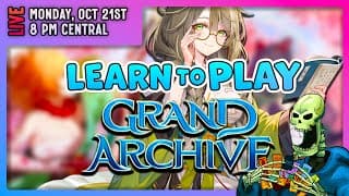 Learn to Play GRAND ARCHIVE TCG - LIVE! ft. @CardGameCrypt