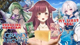 HANDCAM UNBOXING MY FIRST TCG GAME! 【Grand Archive】