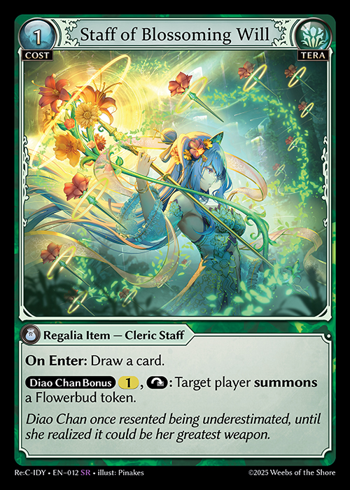 Staff of Blossoming Will